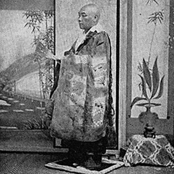 Japanischer buddhistischer Priester ca.1897