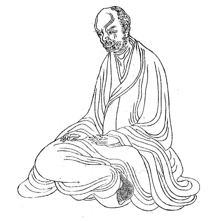 Hui Yuan（慧遠), östliche Jìn Dynasty（東晋) Quelle: Wikipedia
