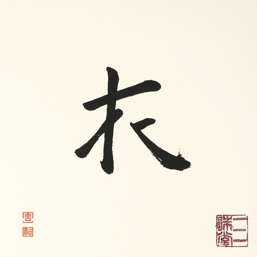 Sumi-e Kanji 修 (Übung)