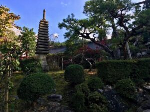 Tempelgarten in Japan