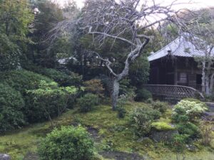 Tempelgarten in Japan
