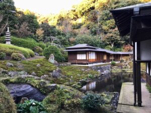 Tempelgarten in Japan