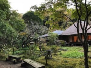 Tempelgarten in Japan