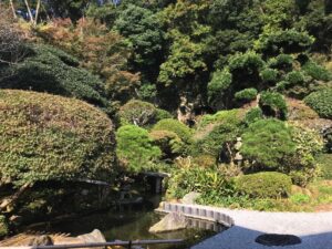 Tempelgarten in Japan