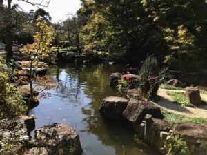 Tempelgarten in Japan