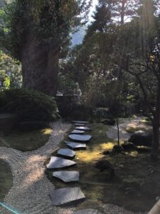 Tempelgarten in Japan