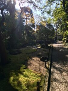 Tempelgarten in Japan